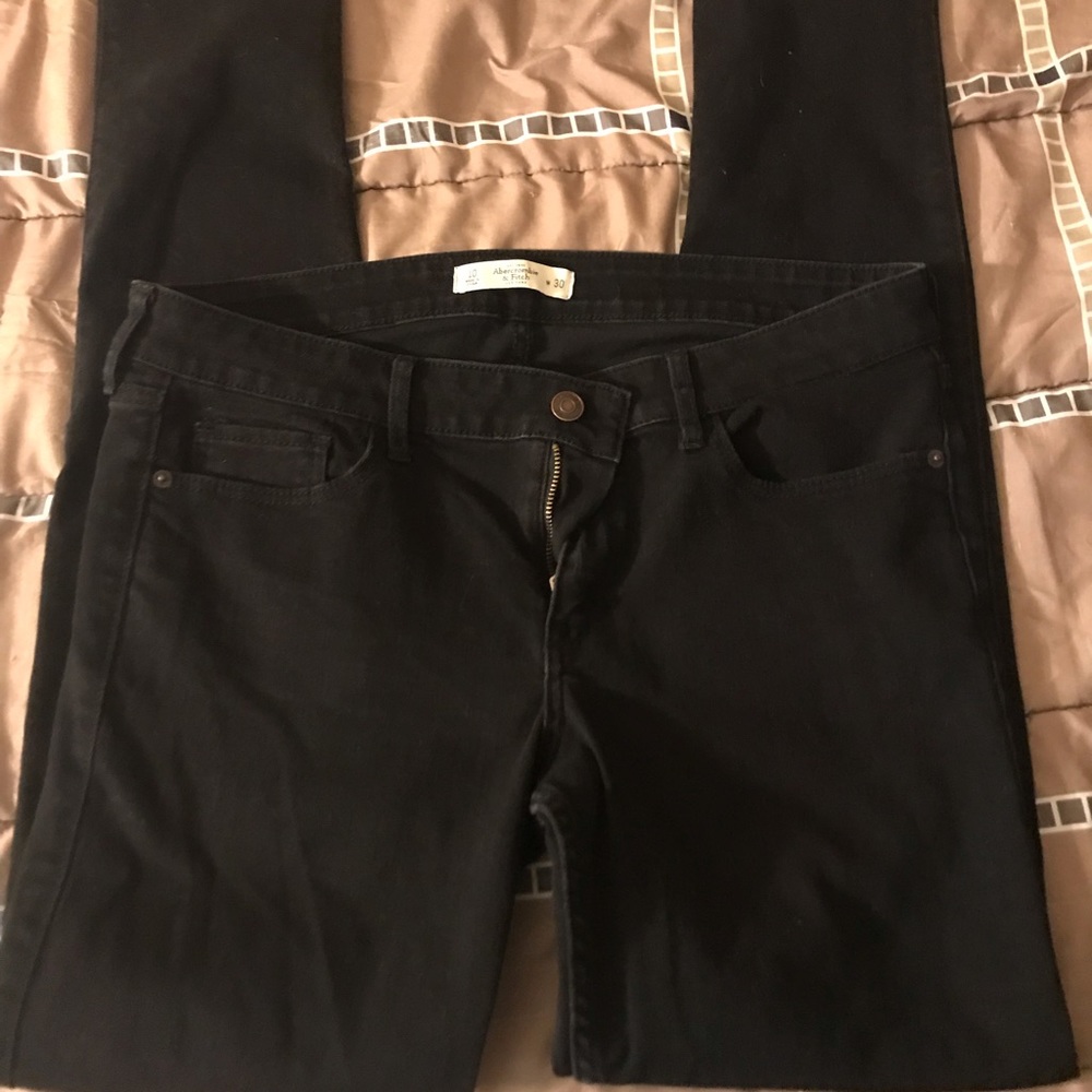 Abercrombie & Fitch Black Skinny Jeans